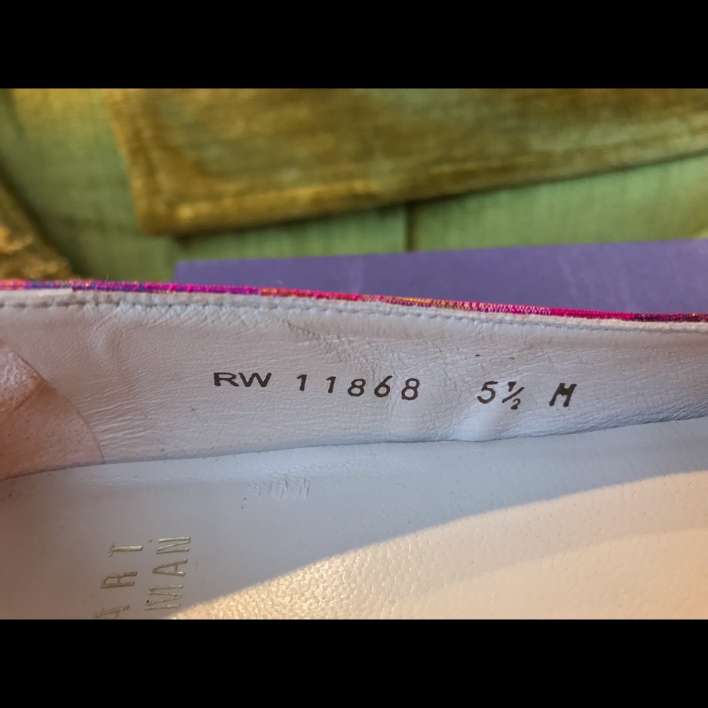 Stuart Weitzman- Railto Tibsel Silk size 5.5 - Picture 4 of 8